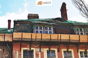 Kielce Stary dach - Zabezpieczenie dachu - mocna siatka do zabezpieczenia starego poszycia dachu Sklep Kielce